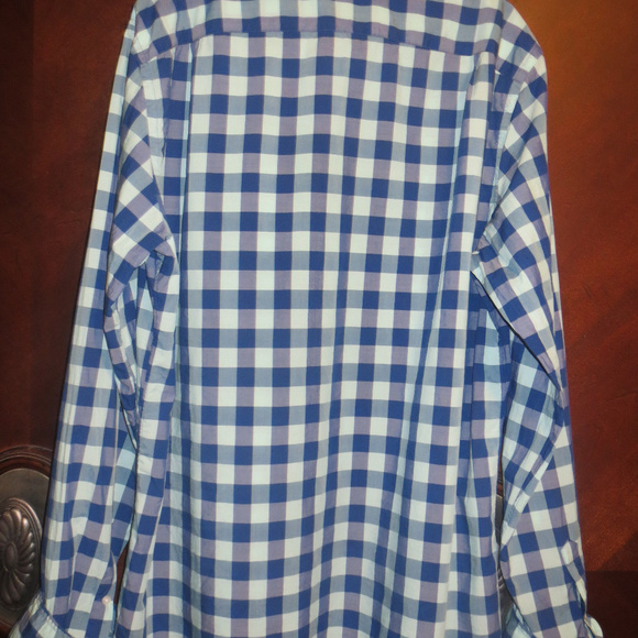 J.CREW Check Lightweight Buttoned Down Shirt Tall - Picture 3 of 4